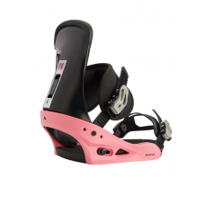 Fijaciones snowboard Burton Freestyle Pink/Black